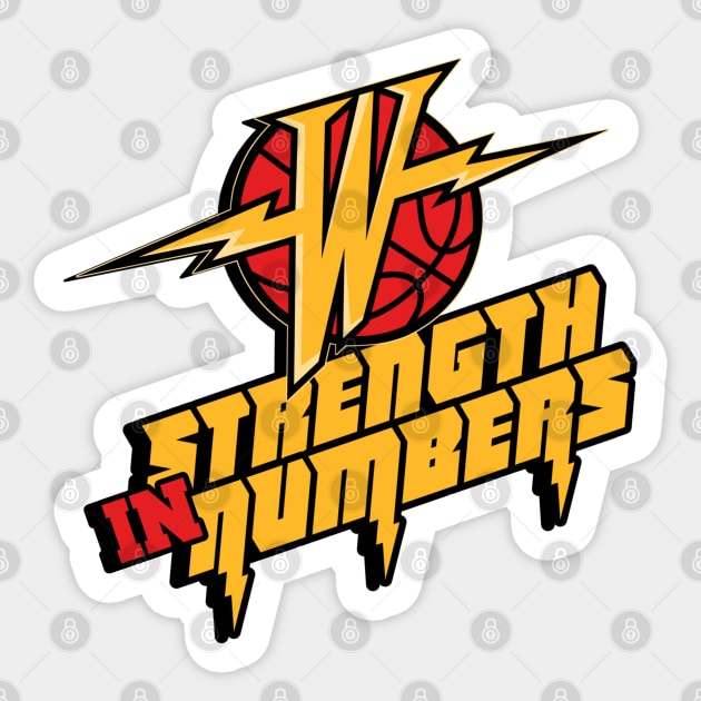 Strength in numbers Sticker by BURN444